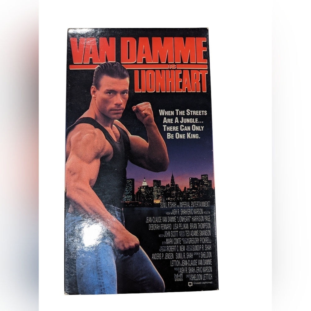 Van Damme vs Lionheart VHS Movie